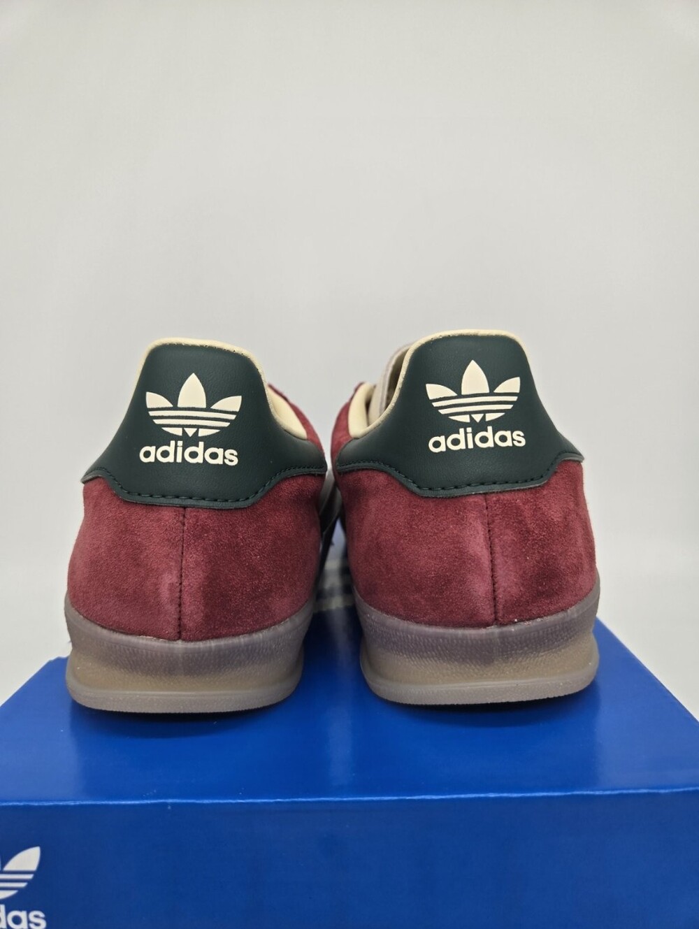 Adidas Men's Gazelle Indoor JH5403 Shadow Red Green Shoes Size 12 - Picture 4 of 8